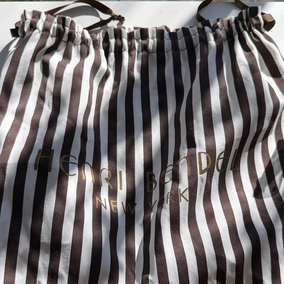 Henri Bendel Striped bag in Brown and White - Picture 3 of 3